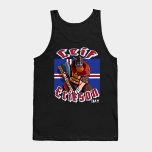 Leif Erikson Day 1000 AD Viking Explorer Tank Top